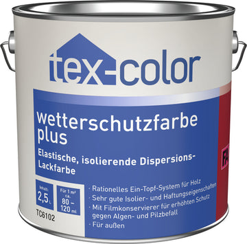 Tex-Color TC6102 Wetterschutzfarbe Base 3, seidenglänzend