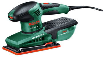 Bosch PSS 250 AE Schwingschleifer mit Zubehör im Koffer, 250 W