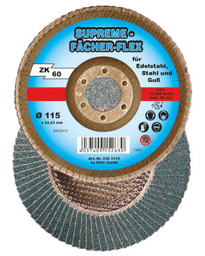 DISC Supreme-Flex Fächerscheibe 115 mm ZK 60