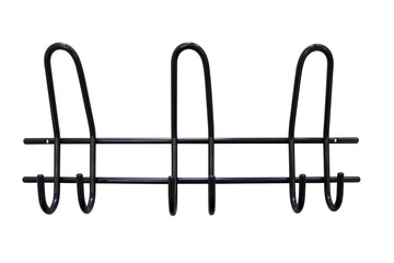 HSI Hakenleiste nickel 390 mm mit 3 Haken für Garderobe