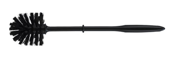 WENKO Standard Ersatz-WC-Bürste mit Stiel schwarz, 37 x Ø8 cm