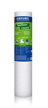 Erfurt Rauhfaser Classico, weiß, 53 cm x 20 m