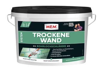 MEM Bohrlochschlämme für trockene Wand, grau, 2,5 kg