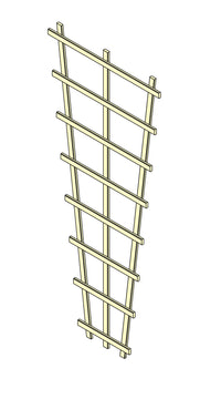 ante Rankgitter Trapez grün 65/30 – 150 cm