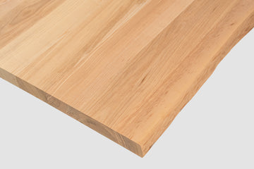 Rettenmeier Tischplatte rechteckig aus Esche, Standard, unbesäumt, 26x800x1800 mm