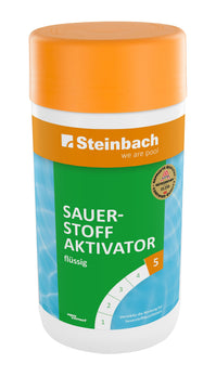 Steinbach Sauerstoffaktivator flüssig für Poolchemie, 1 l