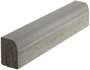 KANN Rundbordstein grau, betonglatt, 100 cm Höhe