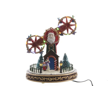 KAEMINGK LED-Deko Riesenrad innen bunt 24x21x22 cm