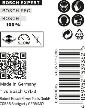 Bosch MultiConst. CYL-9 Spiralbohrer Expert, Ø 8,0 mm, 10 St. 120 mm