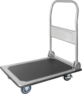 PRO-BAU-TEC Plattformwagen anthrazit-grau, 150 kg Traglast, Ladefläche 74x47 cm
