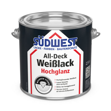 SÜDWEST All-Deck Weißlack Hochglanz 9100SW, weiß