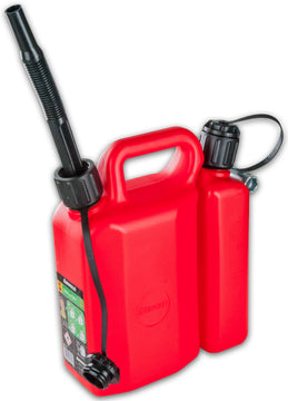 ARNOLD Doppelkanister 3 + 1,5 l in schwarz/rot inkl. Auslaufröhren