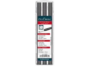 HaWe Ersatzminen-Set Pica Big Dry Zimmermann, grau, Höhe 150 mm, 12 Stück