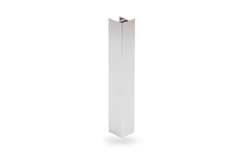 Westag Magro Abschlusskappen aus Kunststoff, Aluminium 50 x 30 mm (2 Stk.)