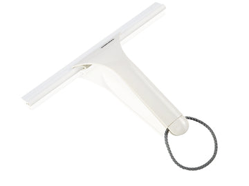 Leifheit Cabino Duschkabinenabzieher aus Gummi, Handabzieher 24 cm breit