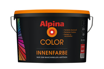 ALPINA Innenfarbe Matt Basis2 2,5 l – Basis zum Abtönen (Color TINTING)