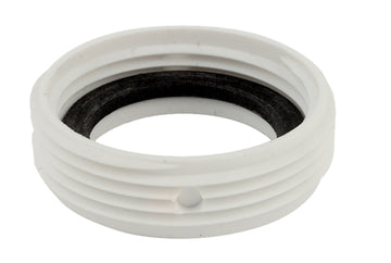 Schütte KST Reduzierring 1 1/2"AG x 1 1/4"IG weiß für Siphon