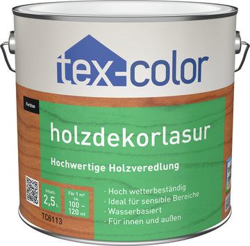 MEFFERT Tex-Color Holzdekorlasur farblos für Holz