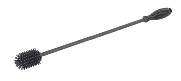 WENKO Flaschenbürste aus Silikon, schwarz, Länge 38 cm, 1 Stück