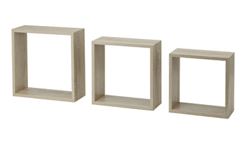 DOLLE Frame Regalset Eiche Vintage 300x300x117 mm, 3-teilig