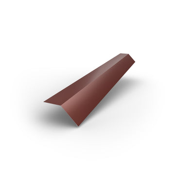 BRAVO Schürze für Dachrinne PP12 1000 mm Terrakotta RAL 3009 Metall