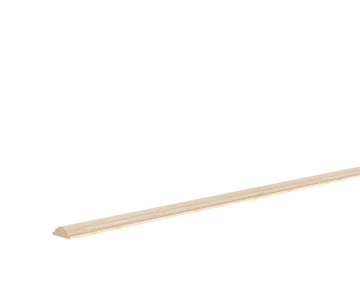 Osmo Zierleiste Kiefer astrein, massiv, roh – 8×19×2100 mm