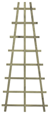 Stelmet Rankgitter Trapez aus Holz, kdi grün 30/65x150 cm