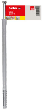fischer SXS Langschaftdübel 8x170 mm Set mit Senkkopfschraube, Nylon