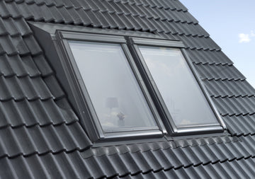 VELUX Kombi-Aufkeilrahmen EAW SK10 6021E, Ziegel hoch/Welle Alu grau