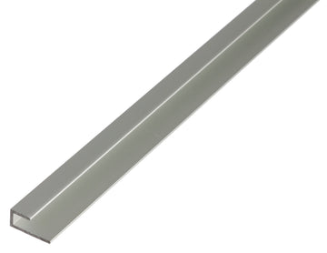 GAH Alberts Abschlussprofil aus eloxiertem Aluminium, silber 20x9 mm