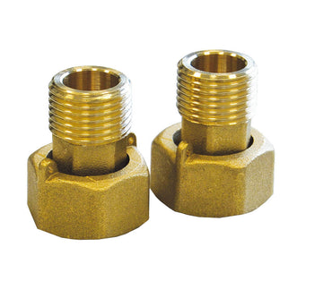 Schütte Wasserzähler-Verschraubung 3/4" IG x 1/2" AG, 2 Stück
