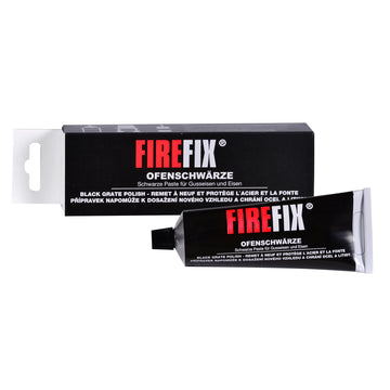 FIREFIX Ofenschwärze für Gusseisen & Eisen, schwarz, Tube 100 ml