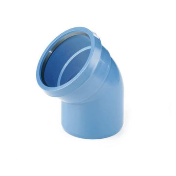 REHAU AWADUKT PP SN10 blue KGB-Bogen, DN250, 15° für Regenwasser