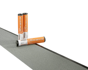 Bauder PV 200 S5 Schweißbahn naturschiefer, Elastomerbitumen 100 cm x 5 m
