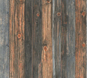 A.S. Creation Vliestapete Wood'n Stone Holzoptik grau, Vliesbahn 53 cm x 10,05 m