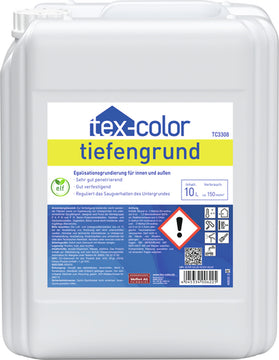 Tex-Color Tiefengrund transparent, TC3308 Tiefengrund 10 l Kanister