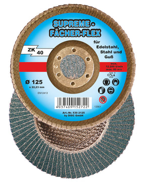 DISC Supreme-Flex Fächerscheibe 125 mm ZK 40