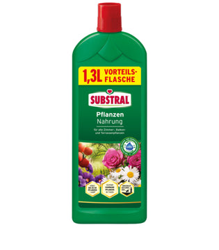 Substral Pflanzen Nahrung, mineralischer Flüssigdünger für Außen, 1,3 l