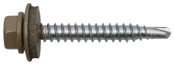 SWG Bohrschraube 6kt. vz 4,8 x 25 mm RAL 7006 beigebraun PRO