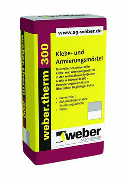 weber.therm 300 Klebe- und Armierungsmörtel 30 kg grau