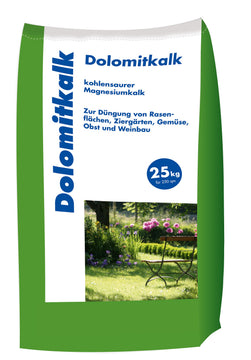 Hamann Dolomitkalk, Bodenverbesserer/Dünger für außen, 25 kg