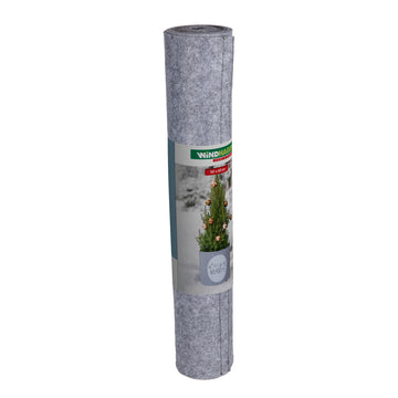 WINDHAGER Deko-Filz-Topfschutz Hello Winter L, grau/weiß