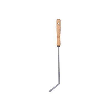 FIREFIX Schürhaken (Stocheisen) mit Holzgriff, 45 cm
