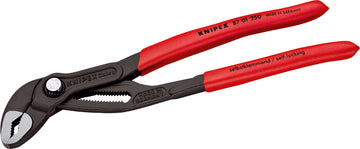 Knipex Wasserpumpenzange Cobra 250 mm, poliert in grau, mit Kunststoffgriff