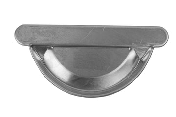 Marley Alu Dachrinne Endstück li/re für RG 80, blank