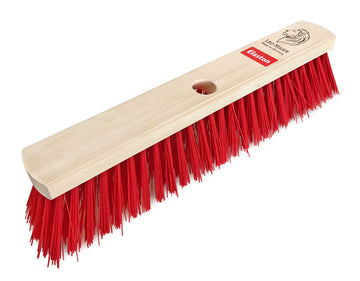 LEO MAIER Saalbesen Ideal 38 cm mit Elaston-Borsten und Holzstiel, innen