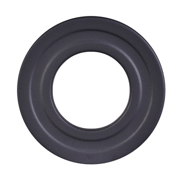 FIREFIX Pelletofen Mauerrosette Ø80 starr schwarz, Stahlblech 1,20 mm