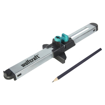 Wolfcraft Laminat Einpasser als Zugeisen-Zubehör für präzisen Zuschnitt
