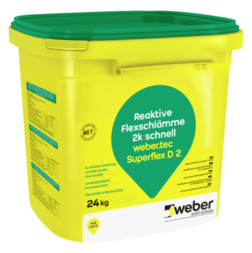 weber.tec Superflex D 2 2K Dichtschlämme, grau