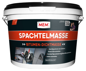 MEM Bitumen-Spachtelmasse schwarz, 4 kg
